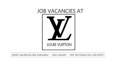 louis vuitton positions|louis vuitton job vacancies.